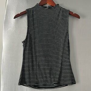 Lulus striped mock neck tank
